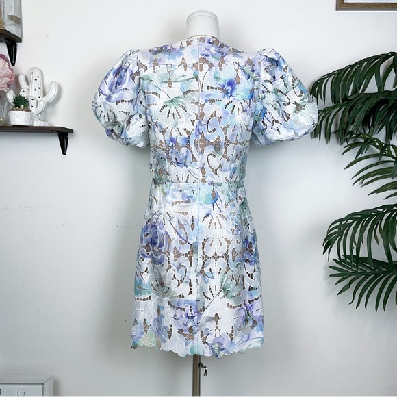 Elliatt Seville Lace Mini Dress in Spring Multi - Picture 8 of 11